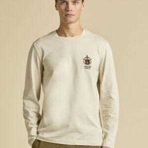 T-SHIRT LS BRUSHED COTTON